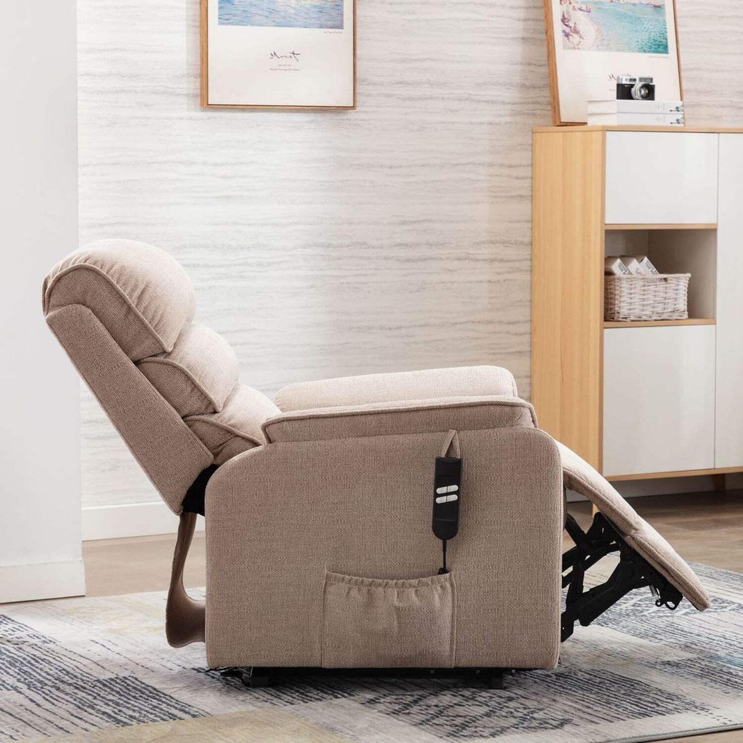Carlton Riser Recliner - Lisbon Wheat