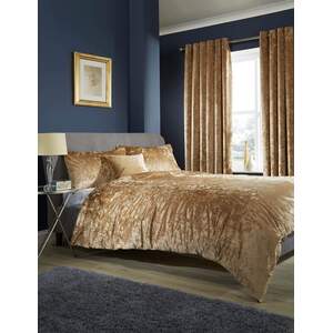 Crushed Velvet Duvet Set