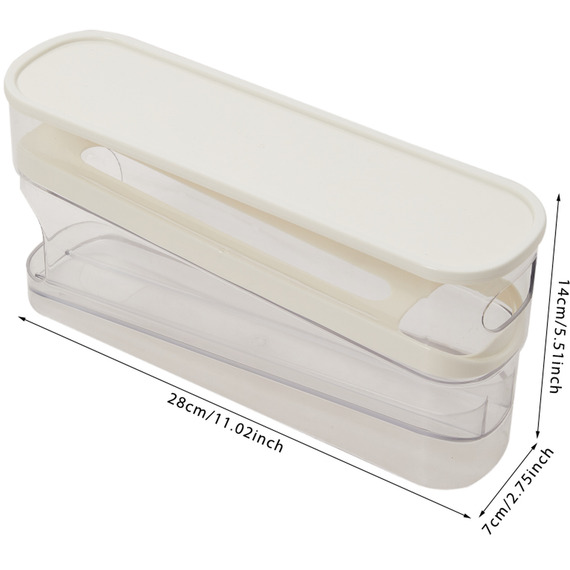 2-Layer Rolling Egg Holder with Lid