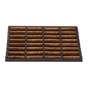 Heavy Duty Natural Coir Door Mat Rubber