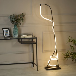 Black LED Floor Lamp