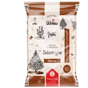 Decorative Brown Wood Chips Mulch 50L