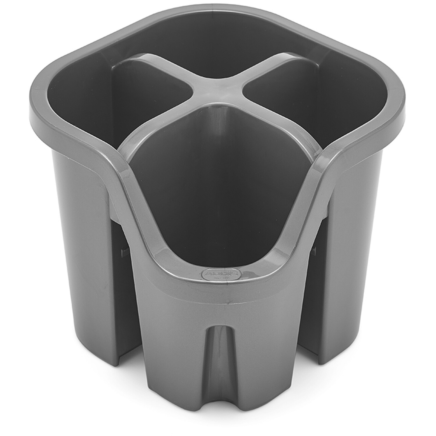 Addis 4 Compartment Cutlery Drainer - Metallic