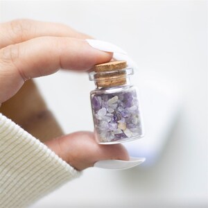 Pocket Jar Of Calm Amethyst Crystal Matchbox Gift