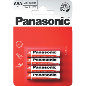 Panasonic Batteries AAA Pack of 4