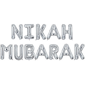 Nikah Mubarak Foil Balloons S
