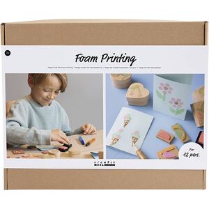 Mega Craft Mix Foam Printing, Cards and boxes,