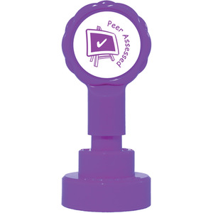 PEER ASSESSED Stamp for Marking By Artline and Xstamper Xclamations