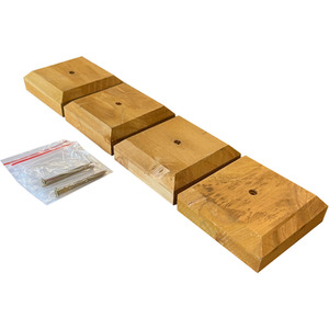 Wooden Fence Post Square Finial Caps