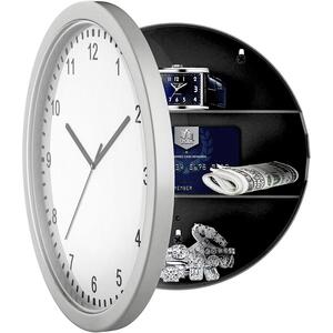 Wall Clock Home Safe Valuables Money Box Stash