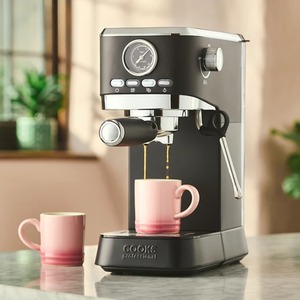 20 Bar Espresso Coffee Machine with Steam Wand  Drip Tray