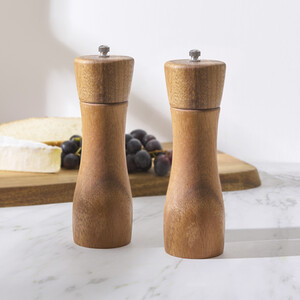 Acacia Salt and Pepper Mill Set