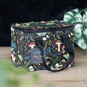 Mystical Dark Forest Print Insulated Lunch Bag