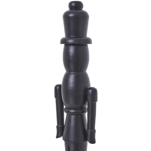 Minimalist Wooden Nutcracker Ornament