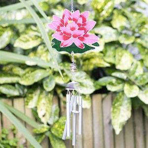 Serenity Water Lily Windchime For Gardens And Indoors