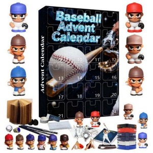 3D Baseball Player Advent Calendar