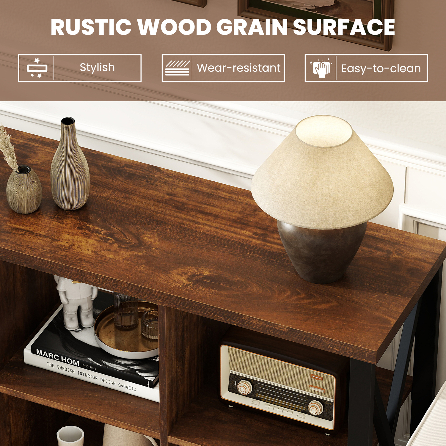 6-cube Storage Organizer - Brown