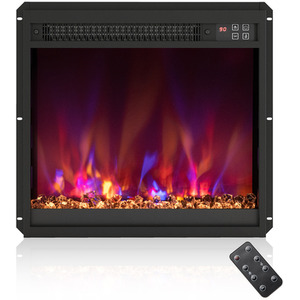 Recessed Fireplace Heater with Remote Control