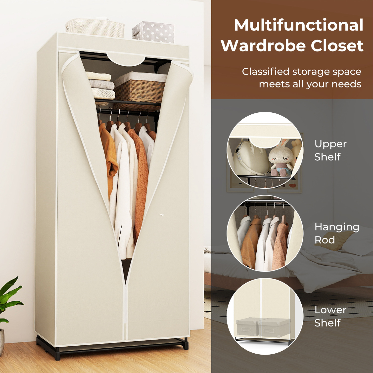 Freestanding Cloth Organizer