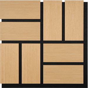 Fuse Acoustic Wooden Parquet Wall Panel in Natural Oak