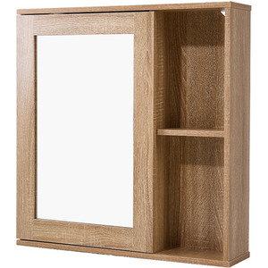 Wall-Mounted Bathroom Mirror Cabinet with Adjustable Shelves