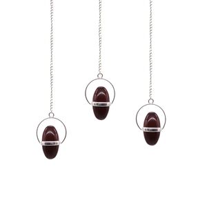 Shiva Lingam with Band Pendulum Maroon