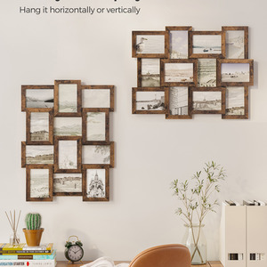 Photo Frame Multiple Pictures, 12 Collage Photo Frames for Wall