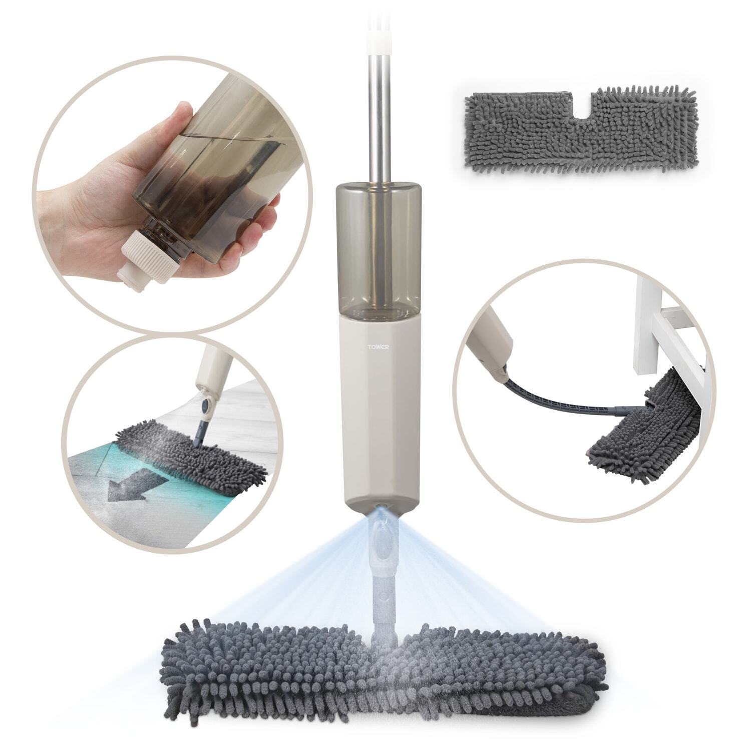 Image of Flexi Spray Mop - Latte