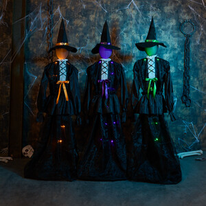 Spooky Three Standing Witches Decoration