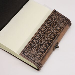 Hamsa Esoteric Notebook Antique Grey, 200 Pages