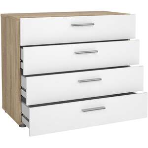 Wyld Haus Wilde Oak & White Gloss 3-Piece Bedroom Set