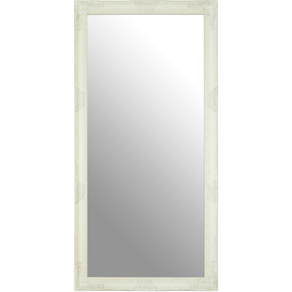 Andrey White And Brushed Gold Finish Wall Mirror