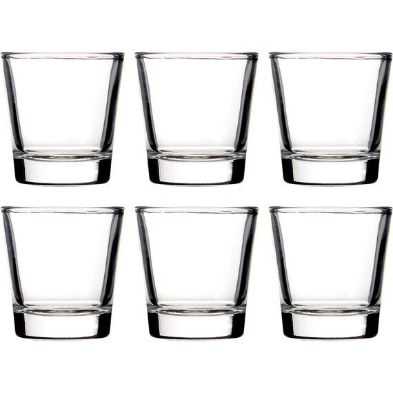 Euri Clear Shot Set Of 6 Glasses 50ml
