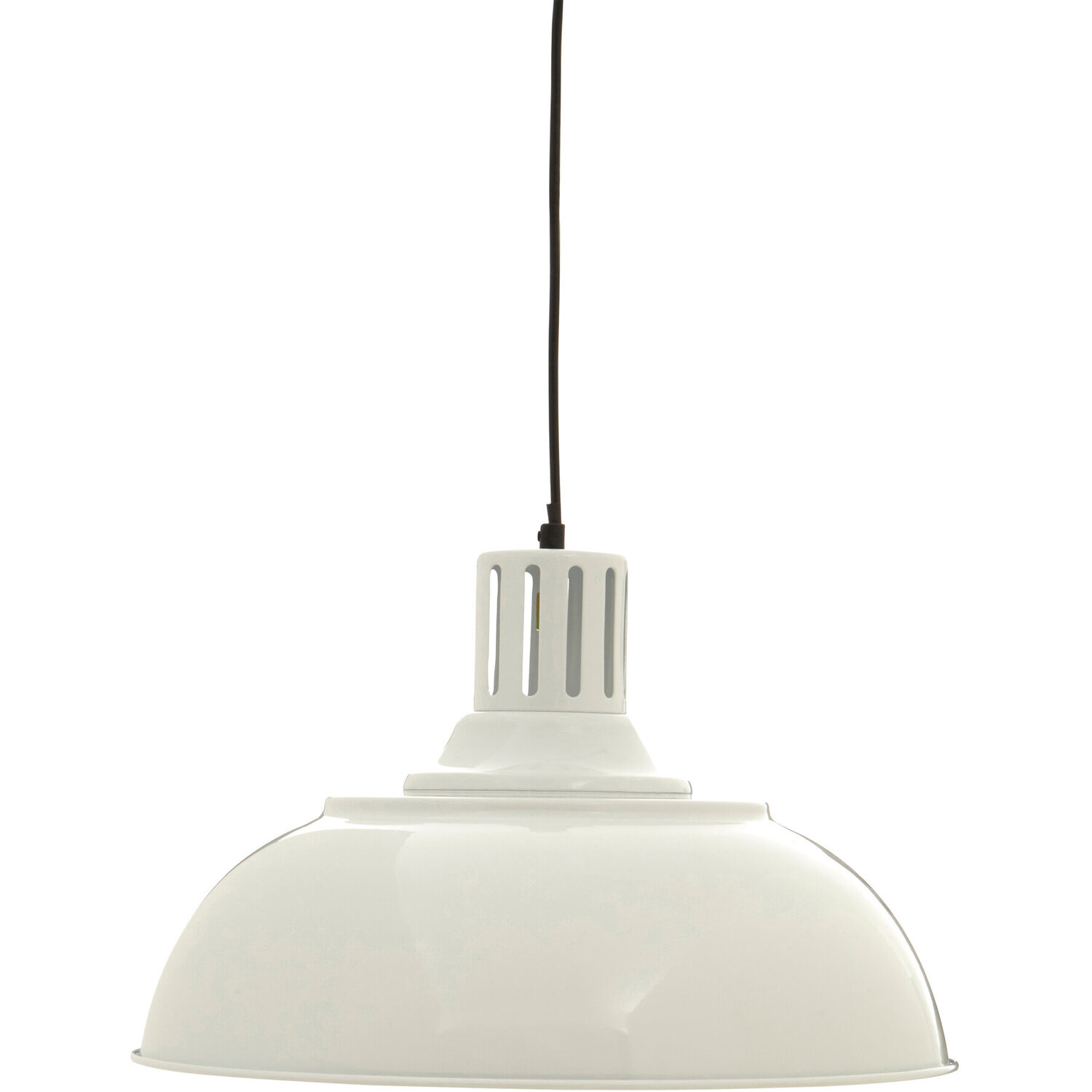 Brook White Metal Pendant Light - White
