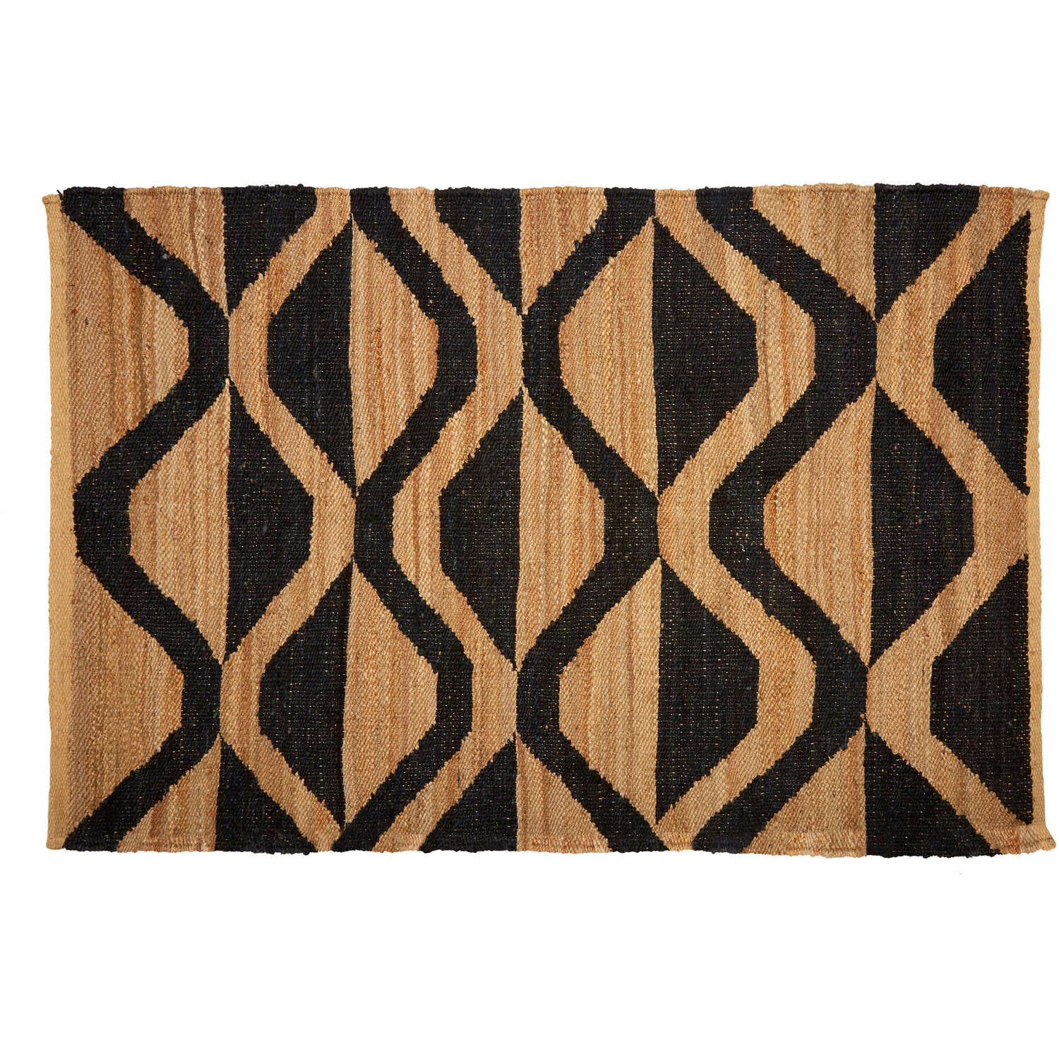 Bosie Hemp Small Rug - Brown