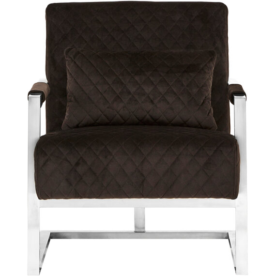 Gatsby Black Fabric Armchair