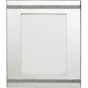 Opulence Silver Plate Steel 4 x 6 Photo Frame
