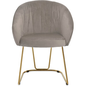 Veneto Mink Velvet Curved Dining Chair
