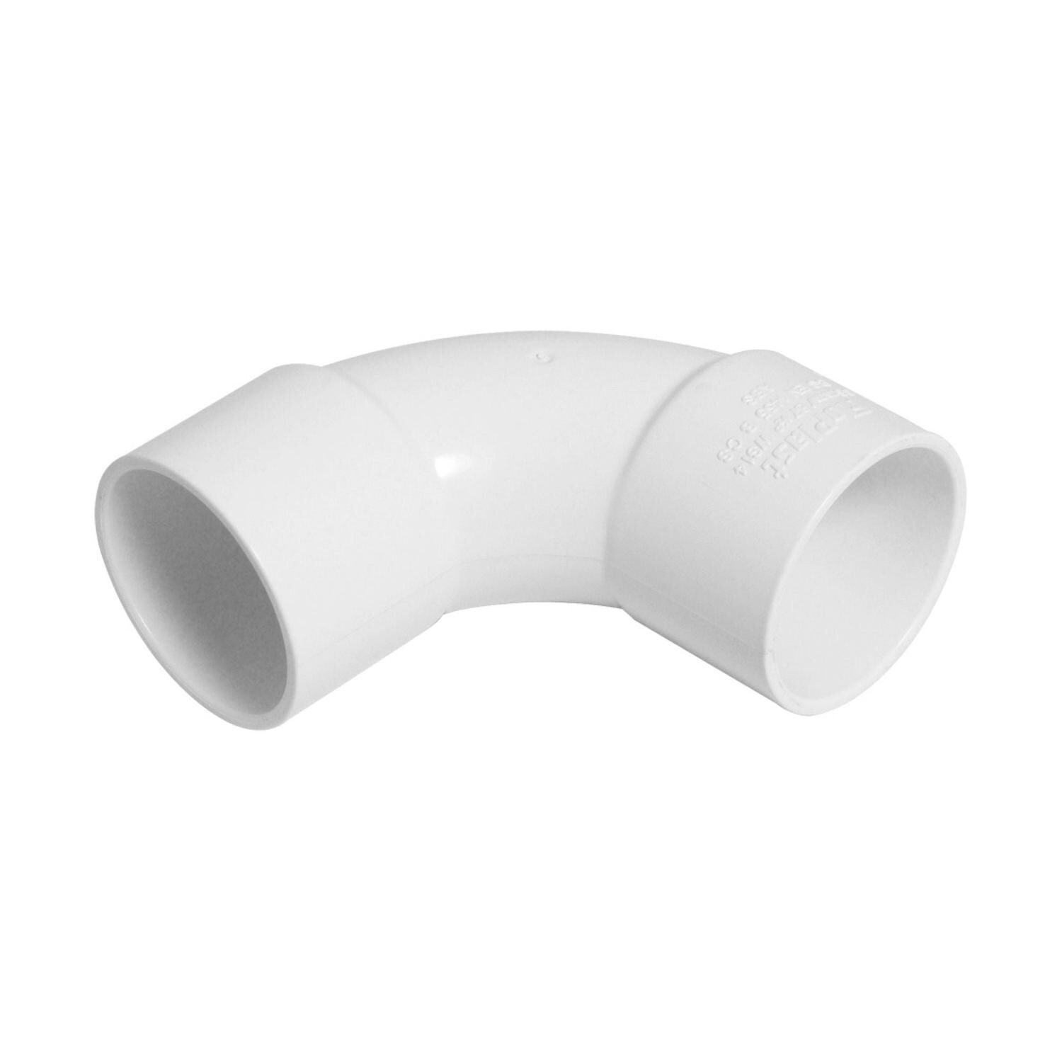 Floplast Black Solvent Weld Waste Bend Swept - 92.5 Degree X 40Mm - Image 7