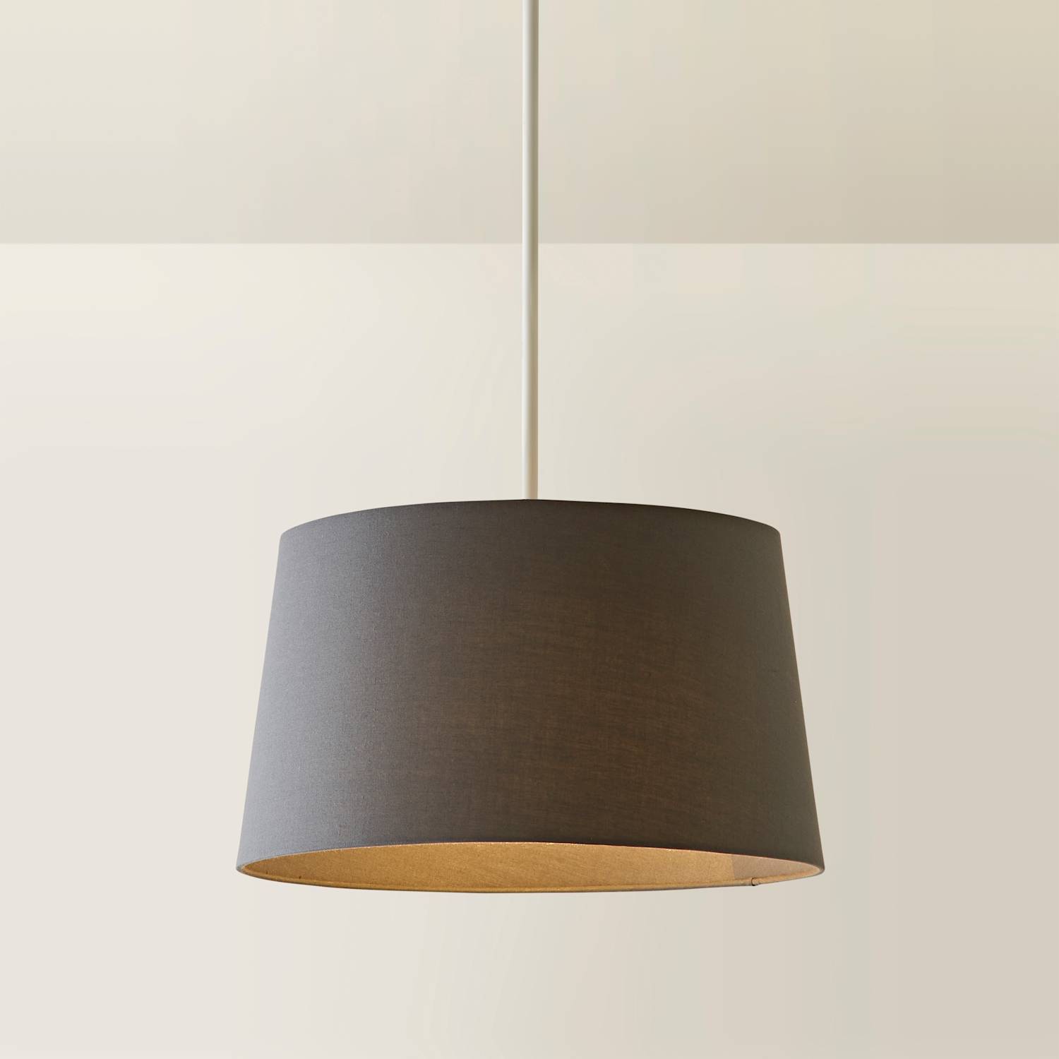 Valuelights Aspen Medium Tapered Ceiling Lamp Shade - Grey