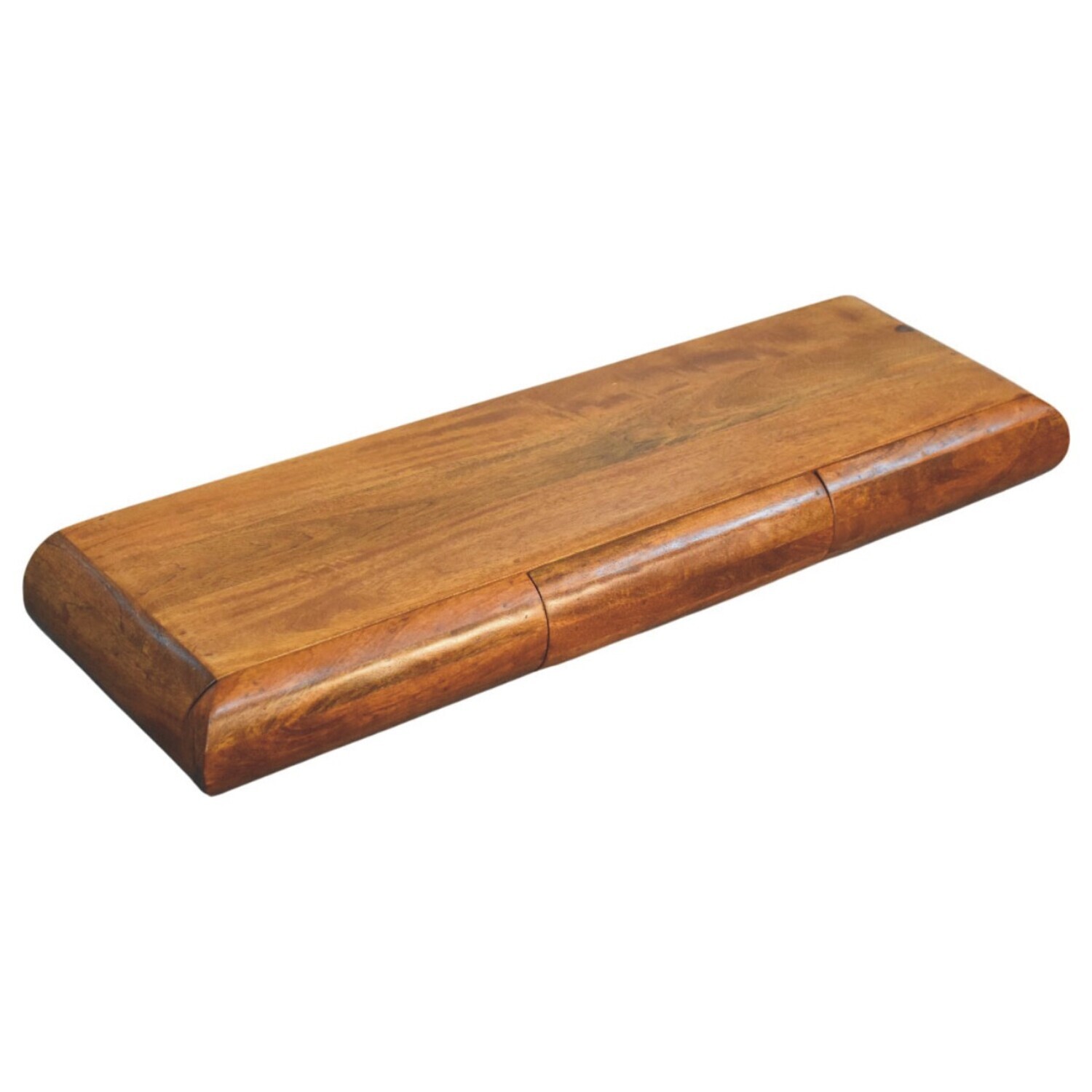 Solid Wood Solis Wall-mounted Console - Brown
