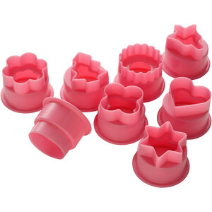 Sucre 8 Piece Pink Assorted Cutter Set