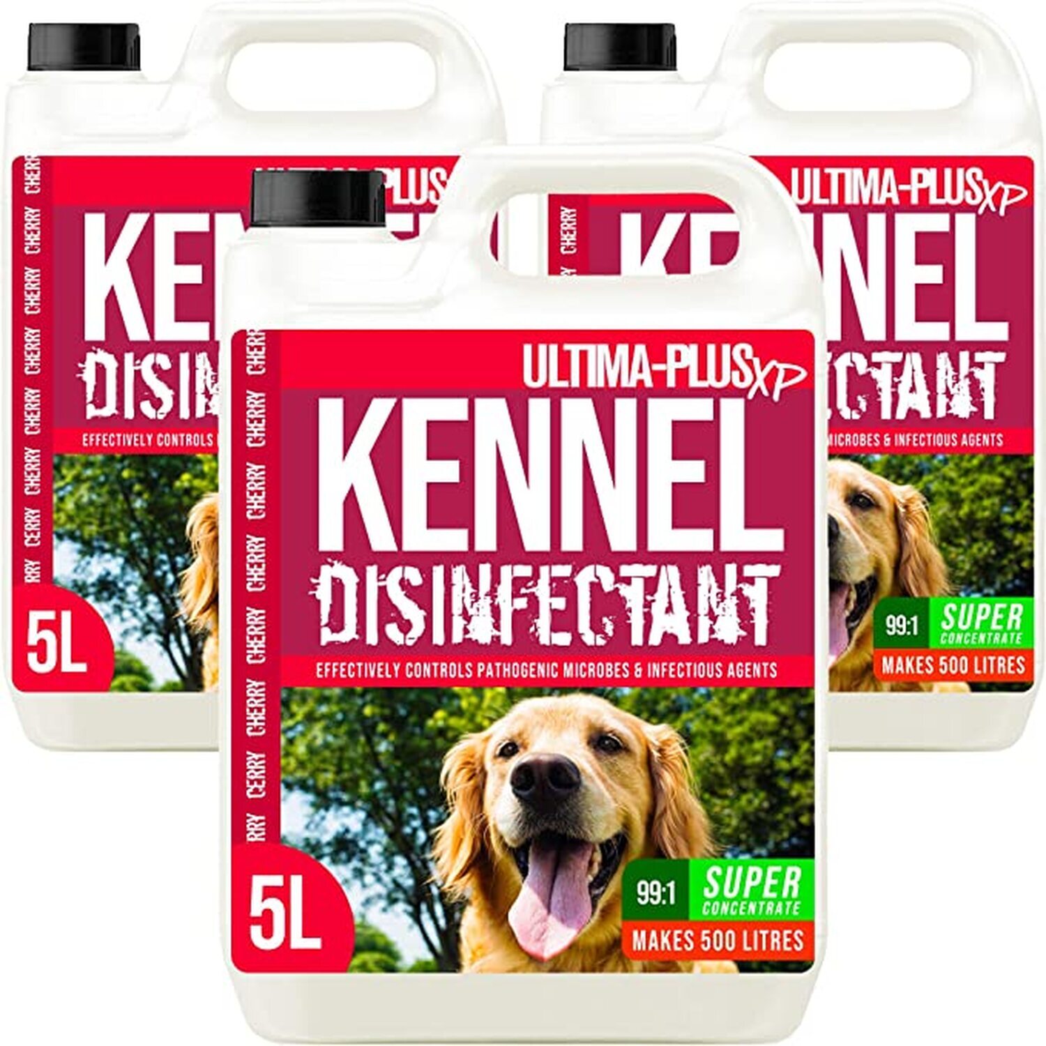 Kennel Kleen Disinfectant Cleaner Sanitiser and Deodoriser Cherry - Cherry / 15l