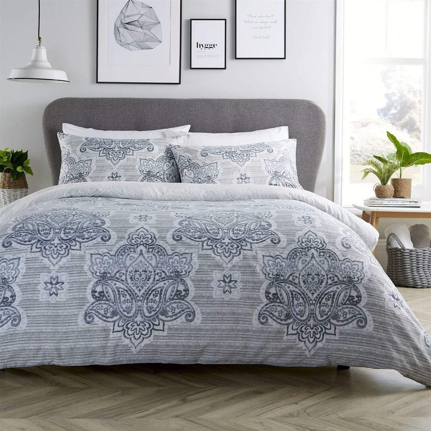 Empire Duvet Set - Grey King