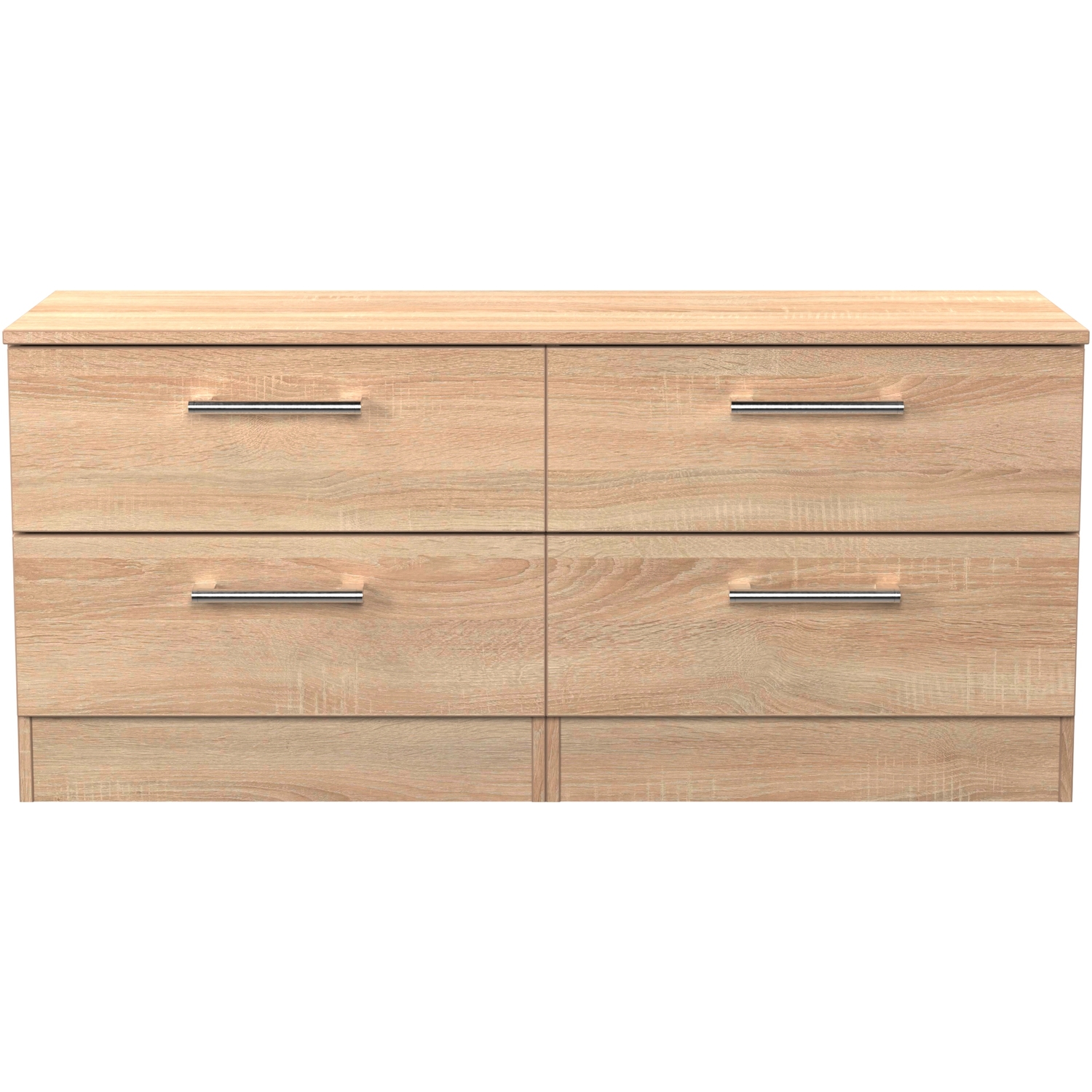 Devon Ready Assembled 4 Drawer Bed Box - Bardolino Oak