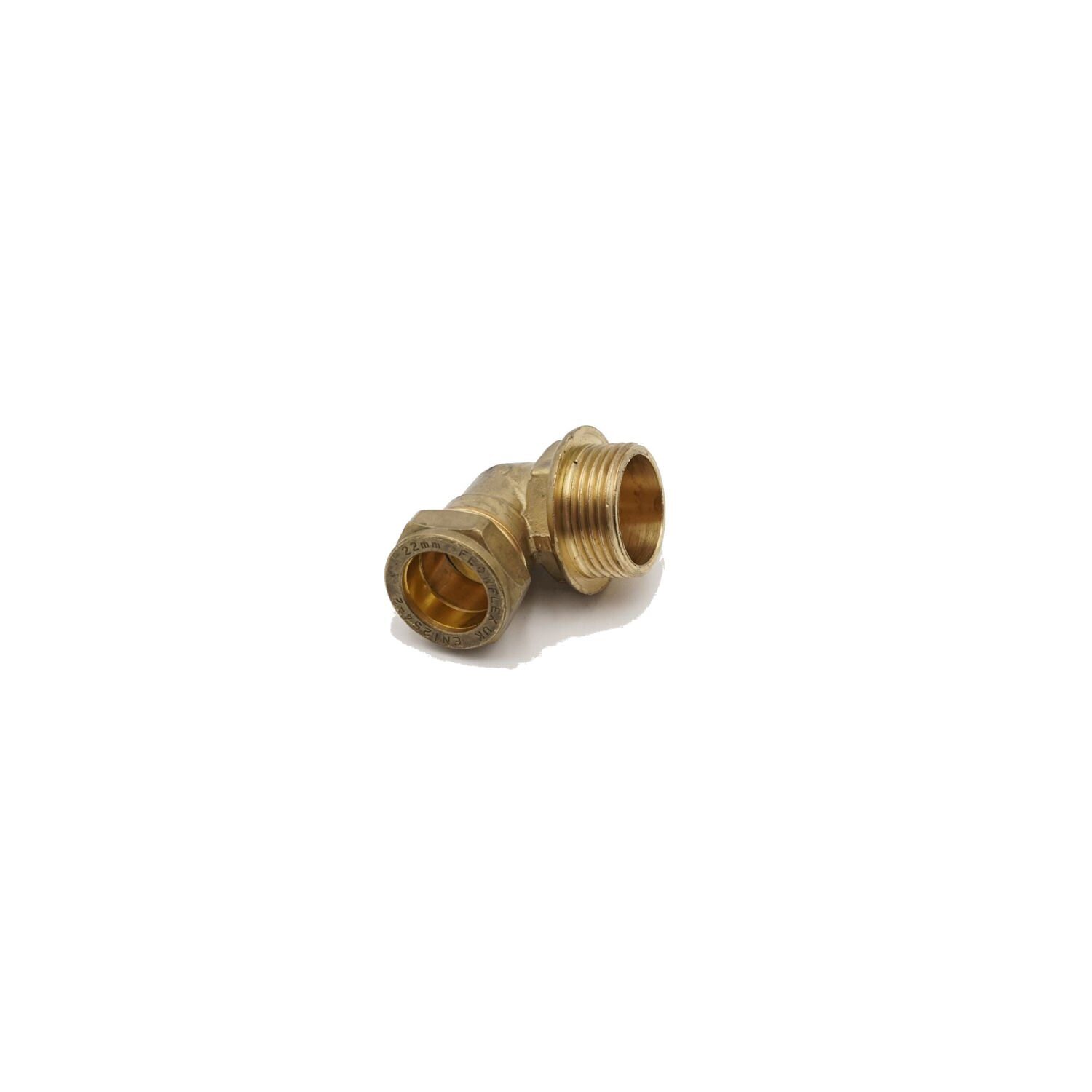 B&Q - Compression Elbow 22mm X 1" Male (Pack Of 10) - Image 3