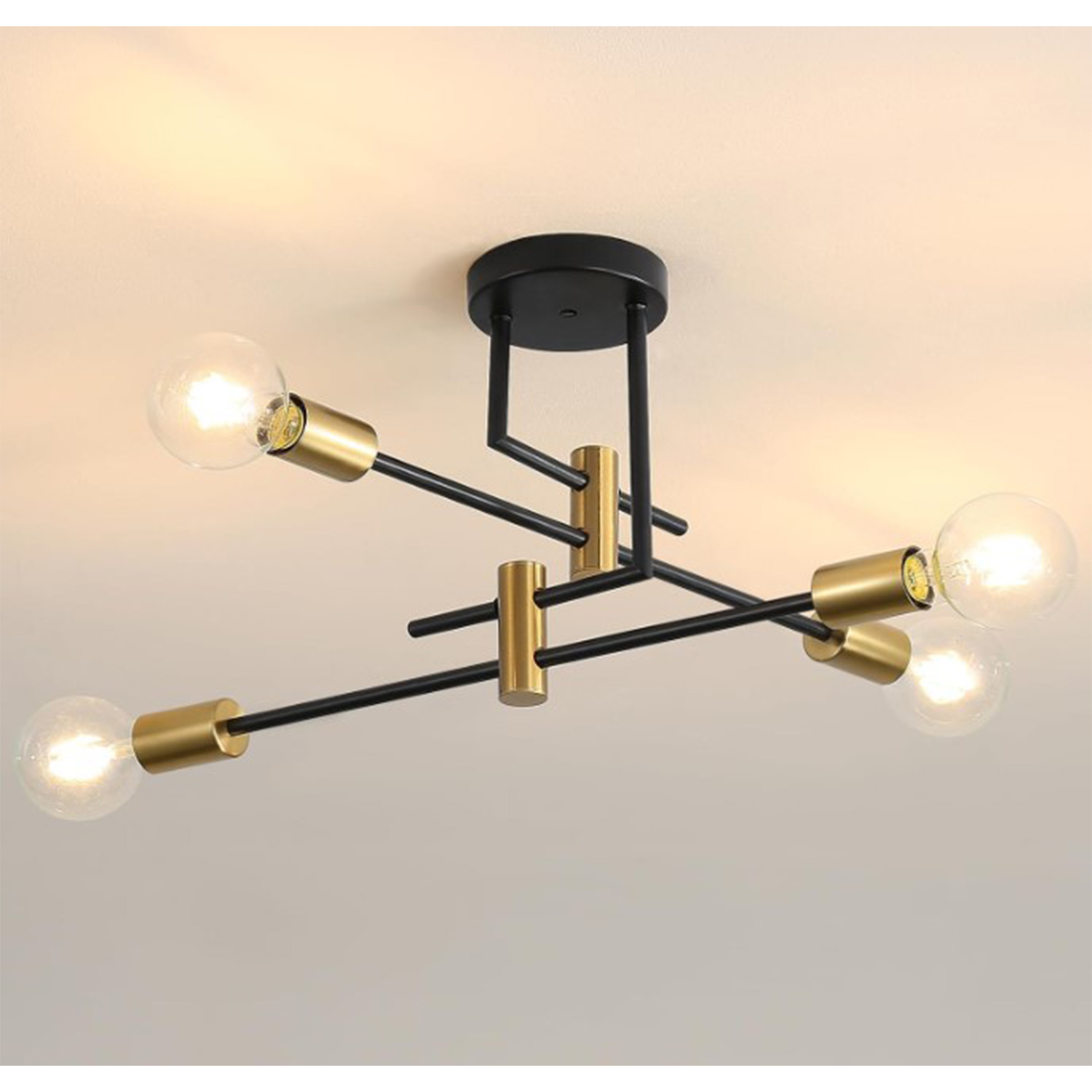 The Bath Plus Tb+ 4 Light Semi Flush Mount Ceiling Light