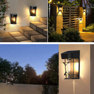 B122 Solar Wall Light 2pcs