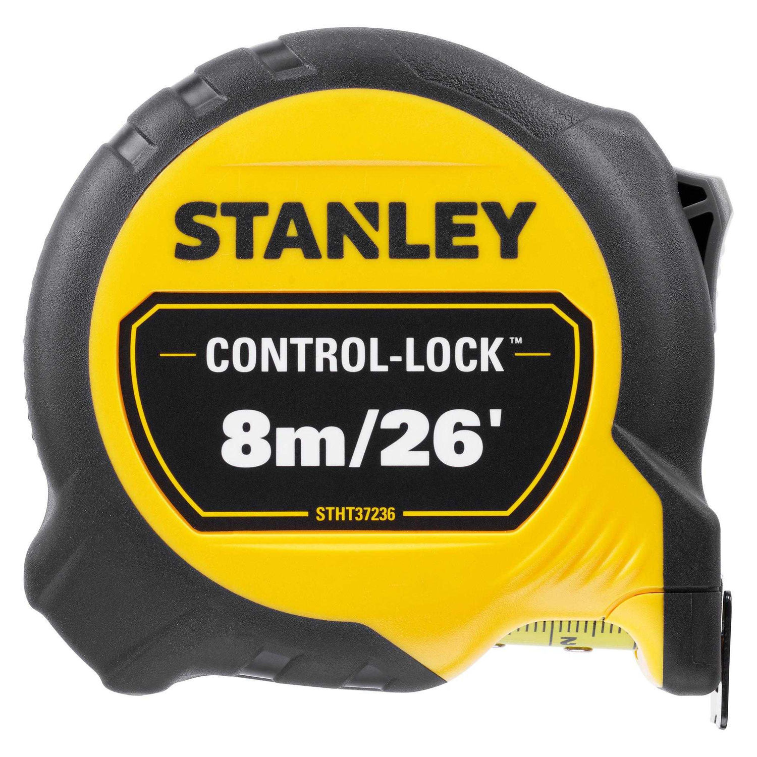 Stanley Control Lock Tape Measure - Black/Yellow