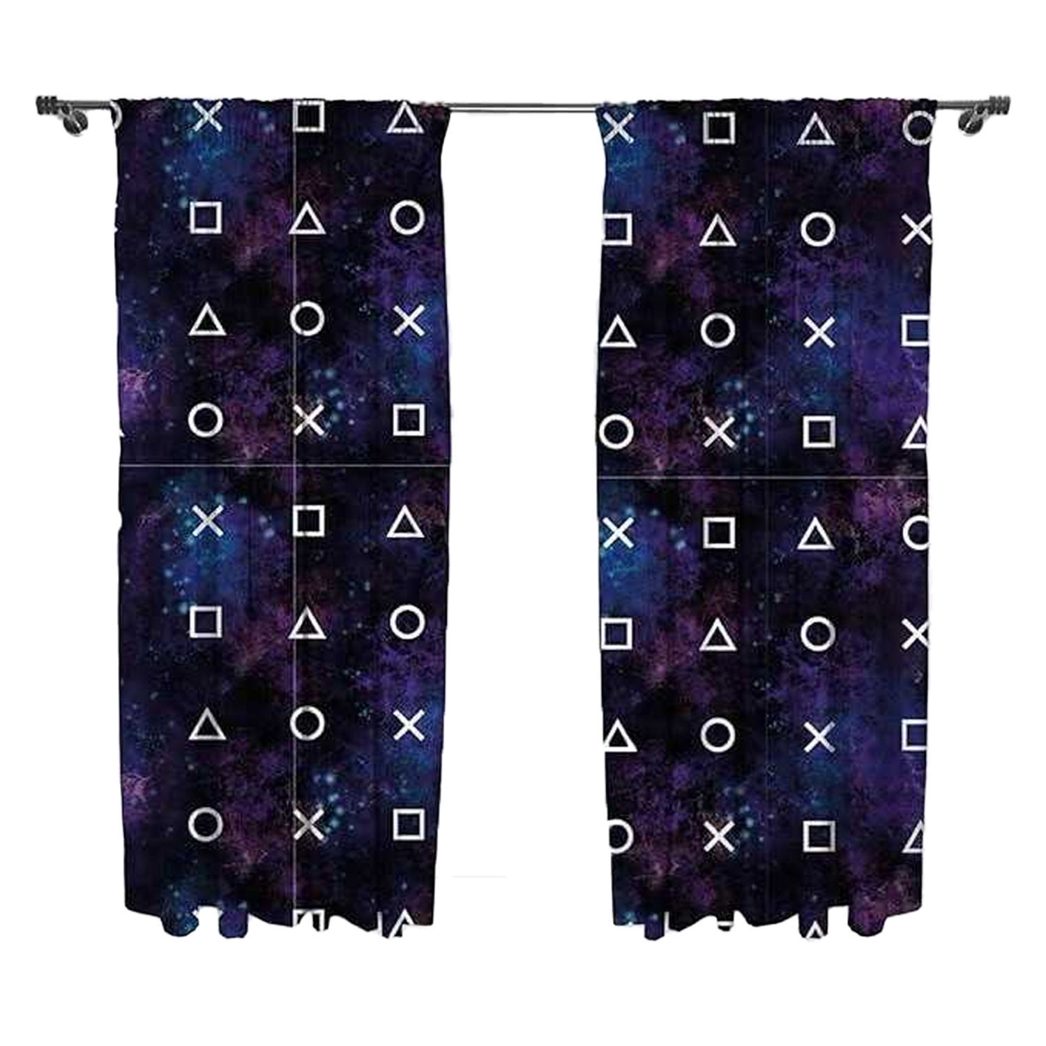 Playstation (54In X 66In, Multicoloured) Nebula Curtains - Image 2
